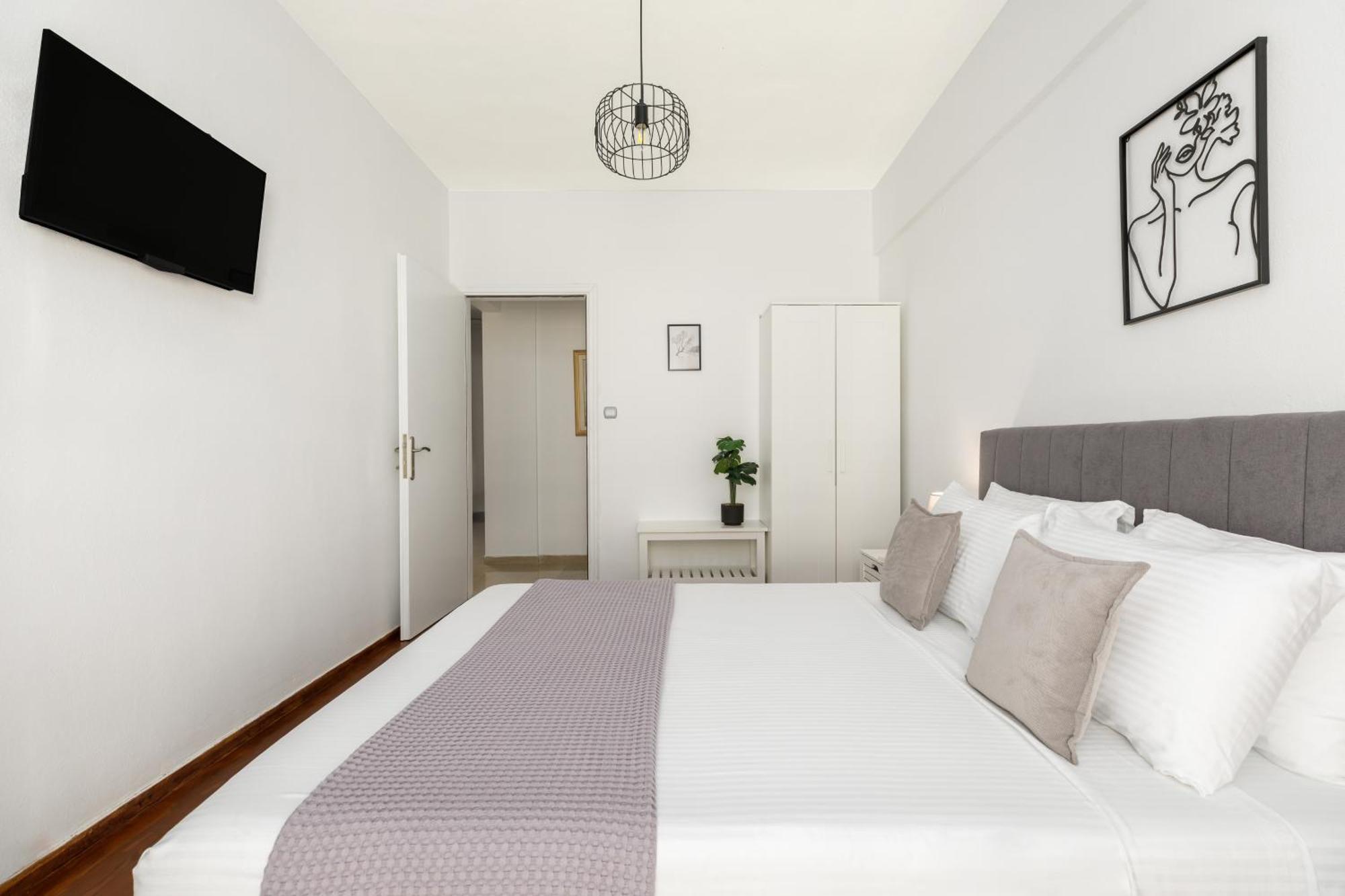53 Central Luxury Apartment Kalamaria Tesalonika Bagian luar foto